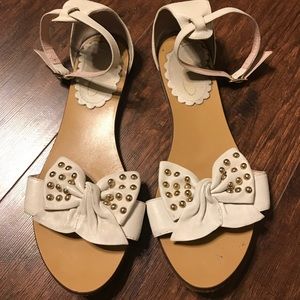 RED Valentino Studded Bow Sandals Sz 36.5